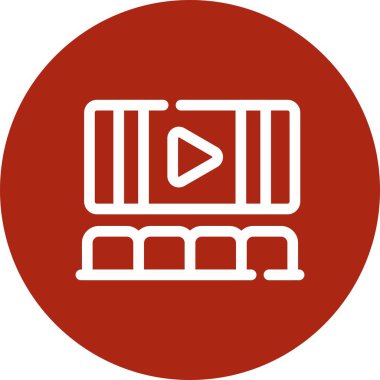 vektör çalma simgesi illüstrasyonu