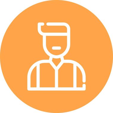 Vektör Adam Simgesi illüstrasyonu