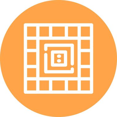 güzel labirent vektör çizgisi simgesi