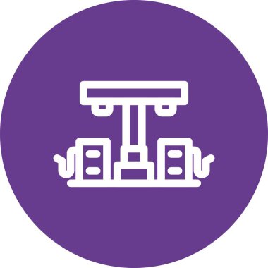 Benzersiz tren vektör simgesi