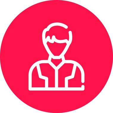 İnsan simgesinin vektör illüstrasyonu