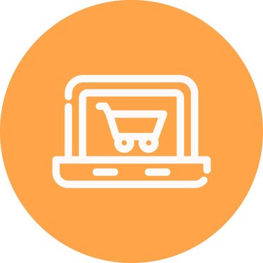 vektör dizüstü simgesi illüstrasyonu