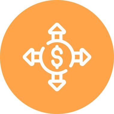 İş simgesinin vektör illüstrasyonu