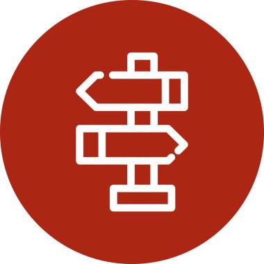 Eşsiz bariyer vektör simgesi