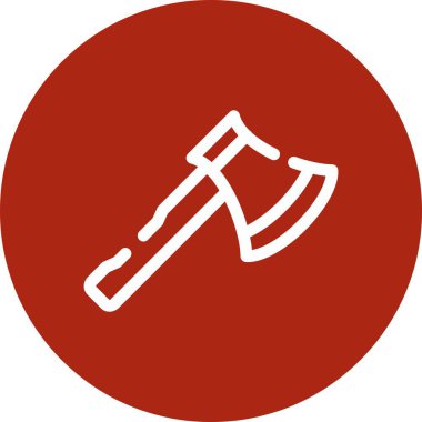 Axe simgesi, vektör illüstrasyonu