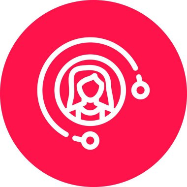 Kullanıcı simgesinin vektör çizimi