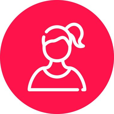 Vektör Avatar Simgesi illüstrasyonu