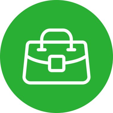 Sırt çantası simge vektör çizim