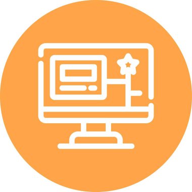 vektör dizüstü simgesi illüstrasyonu