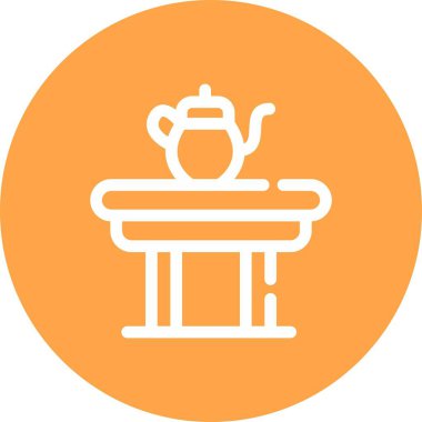 Kahve dükkanı için vektör illüstrasyon simgesi