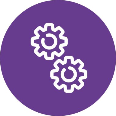 güzel çarklı vektör simgesi