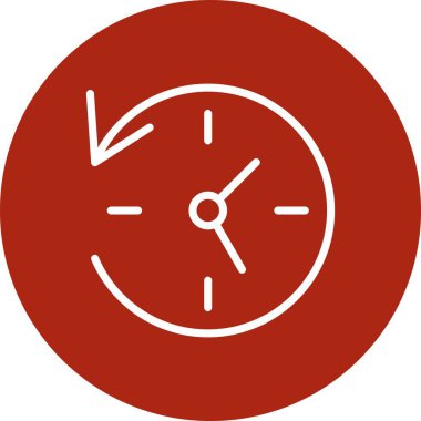 saat vektör simgesi işareti ve simgesi