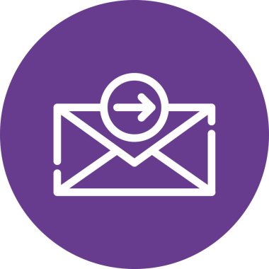 vektör posta simgesi illüstrasyonu