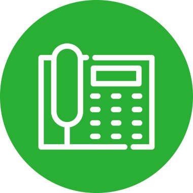 telefon web simgesi, vektör çizim