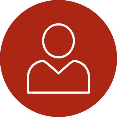 vektör avatar simgesi, vektör illüstrasyonu