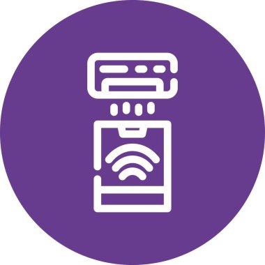 Modern simgenin vektör illüstrasyonu