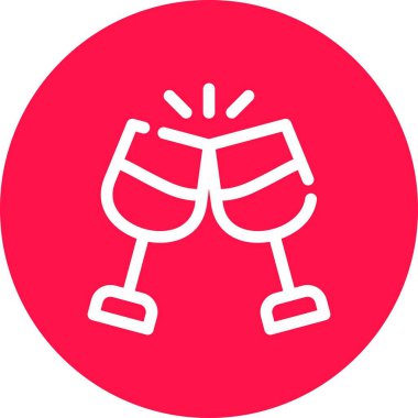 Projeniz için vektör şarap simgesi