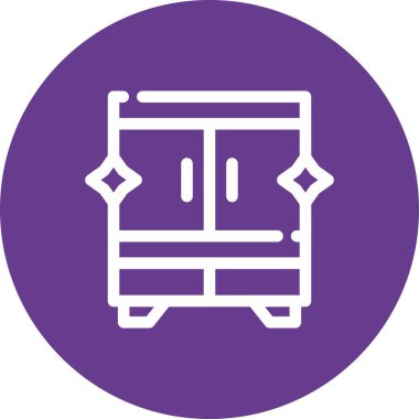 tren. Web simgesi basit illüstrasyon