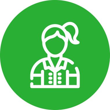 Kadın vektör illüstrasyonu