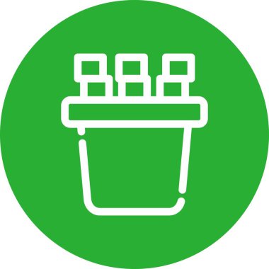 Kova. Web simgesi basit illüstrasyon