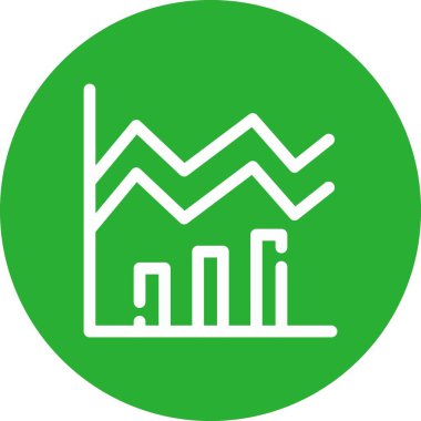 İş ve finans simgesinin vektör illüstrasyonu
