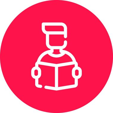 Bir adamın vektör illüstrasyonu