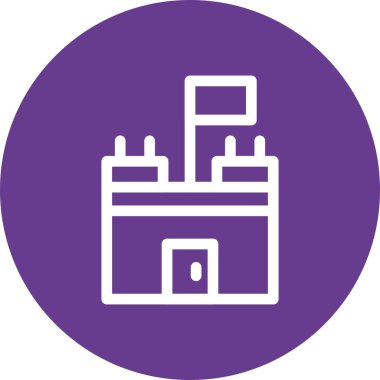 Benzersiz Batarya Vektör Satırı Simgesi