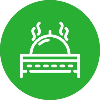 sıcak ızgara vektör simgesi