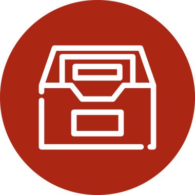 vektör evrak çantası ico, vektör illüstrasyonu