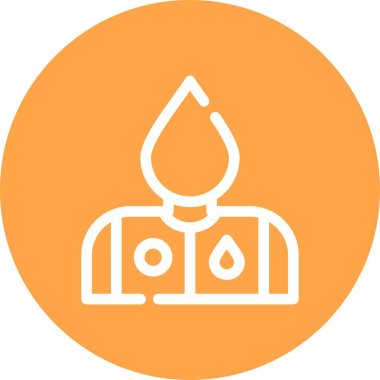 Su simgesinin vektör illüstrasyonu