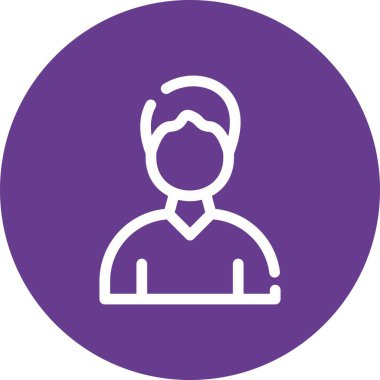 Vektör Adam Simgesi illüstrasyonu