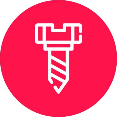 Çekiç simgesinin vektör illüstrasyonu