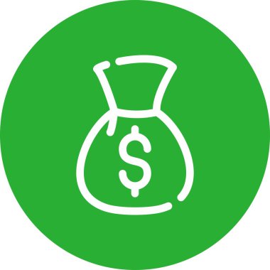 Bozuk para. Web simgesi basit illüstrasyon