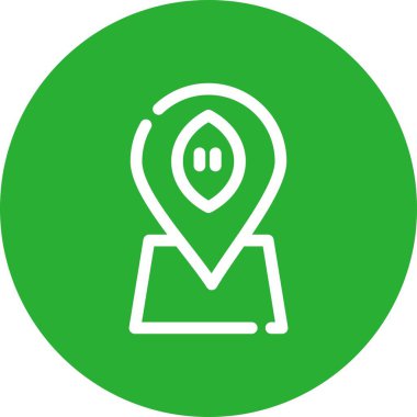 konum simgesi vektör illüstrasyonu