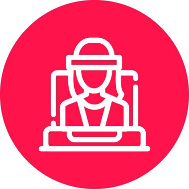 Modern simgenin vektör illüstrasyonu