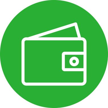 m-cüzdan simge vektör çizim