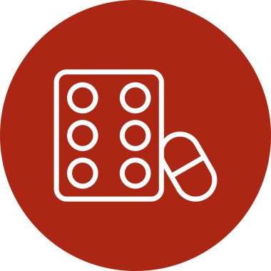 hap ikonu vektör illüstrasyonu