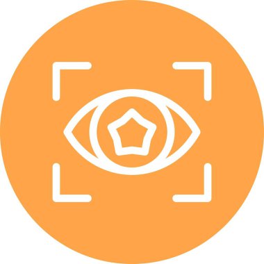 Göz simgesi vektör illüstrasyonu