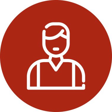 Vektör avatar adam illüstrasyonu