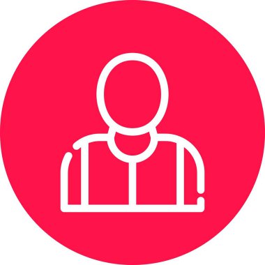 İnsan simgesinin vektör illüstrasyonu