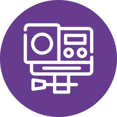 Vektör kamera Simgesi illüstrasyonu