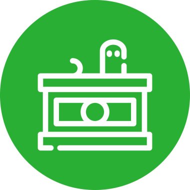 Modern b 'nin vektör illüstrasyonu eksik simgesi