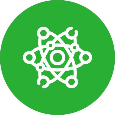 Bir kar tanesi simgesinin vektör çizimi