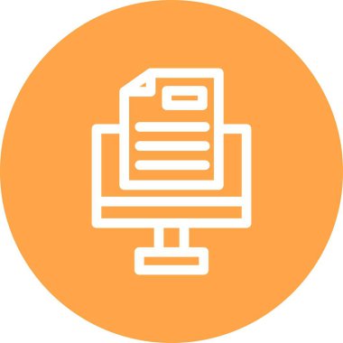 Benzersiz Dizin satır vektörü simgesi