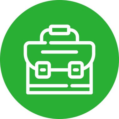 evrak çantası vektör simgesi modern illüstrasyon