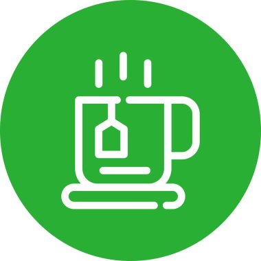 Modern b 'nin vektör illüstrasyonu kahve bardağından yoksun