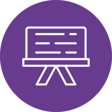 vektör lcd simgesi illüstrasyonu