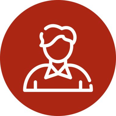 Vektör Adam Simgesi illüstrasyonu