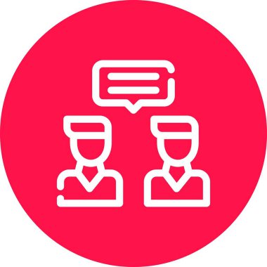 İş simgesinin vektör illüstrasyonu