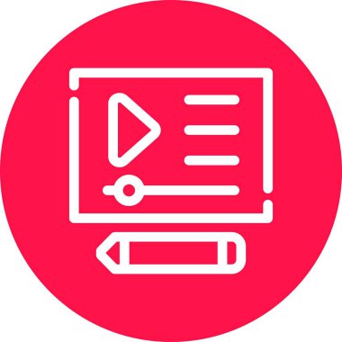 Modern simgenin vektör illüstrasyonu